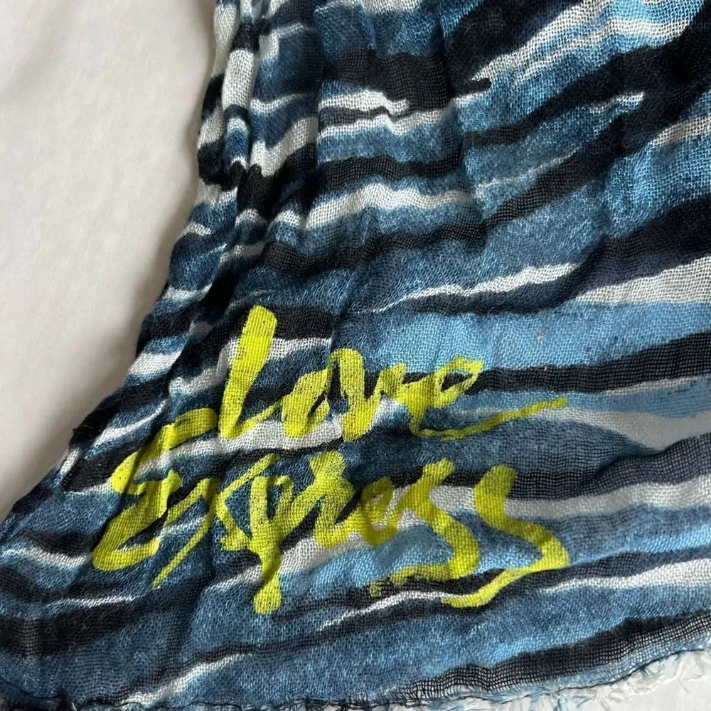 3/$15 or 5/$20 Express zebra print scarf 30”x68”